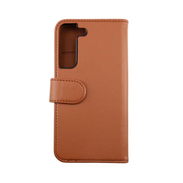 Samsung Galaxy S22 Wallet Case Magnet - Gold Brown Brun