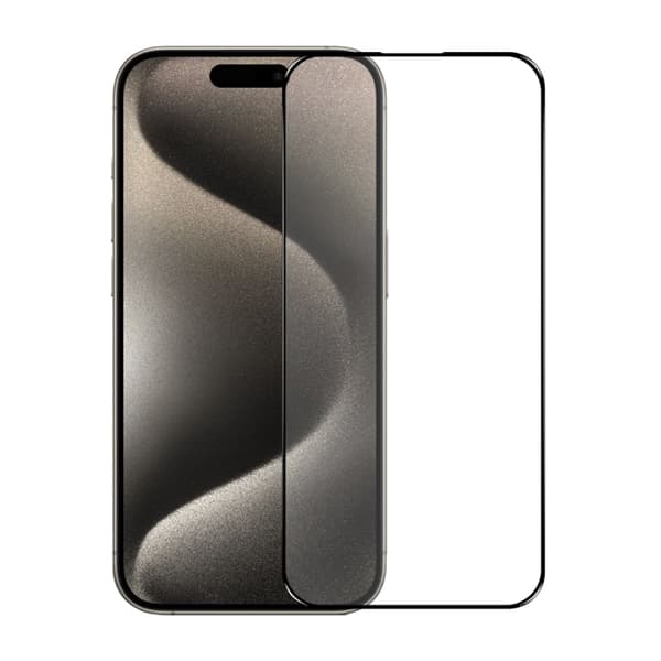 Screen Protector for iPhone 15 Pro Full Coverage Tempered Glass - bulk