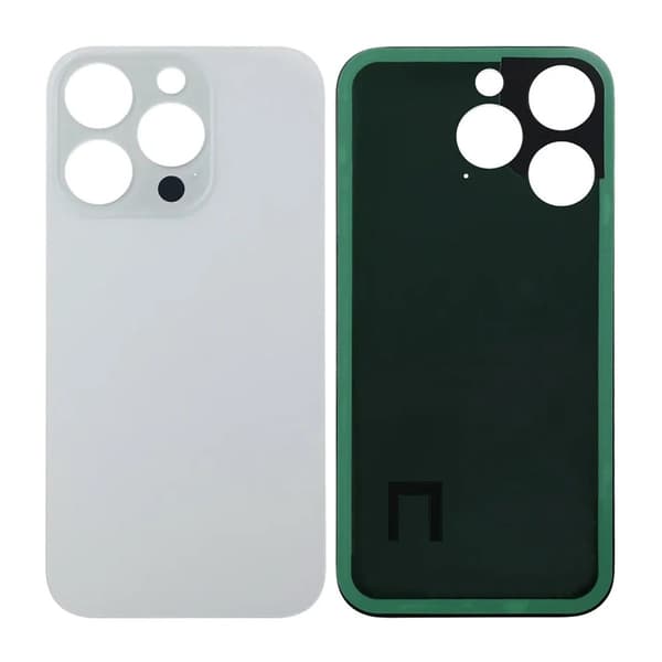 iPhone 14 Pro Baksida Glas - Vit Vit