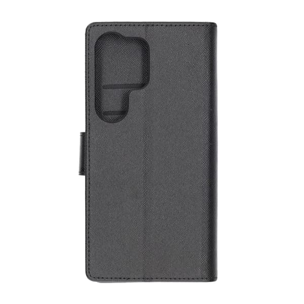 Samsung Galaxy S25 Ultra Wallet Case with Stand - Black Svart