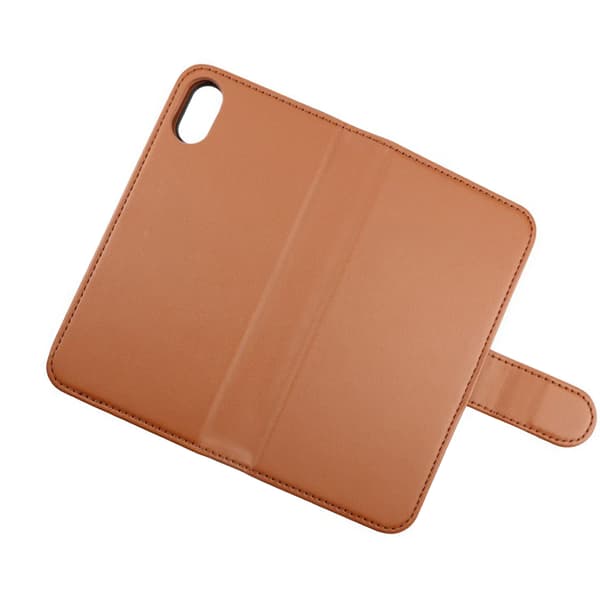 iPhone X/XS Plånboksfodral Magnet Rvelon - Guldbrun Brun