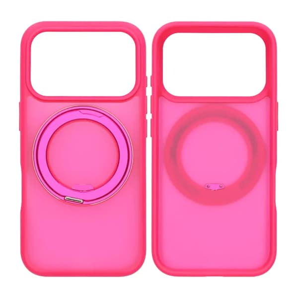 Mobile Case Rotating Magnet Stand for iPhone 17 Pro - Red Röd