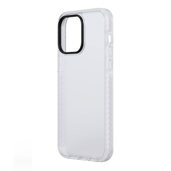 iPhone 15 Pro Max Shockproof TPU Phone Case - White Vit