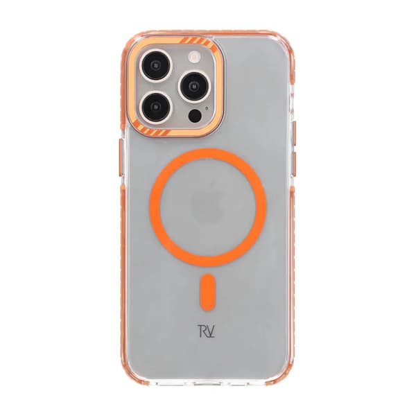 iPhone 15 Pro Rvelon Mobile Case Magnet Reinforced - Orange Orange