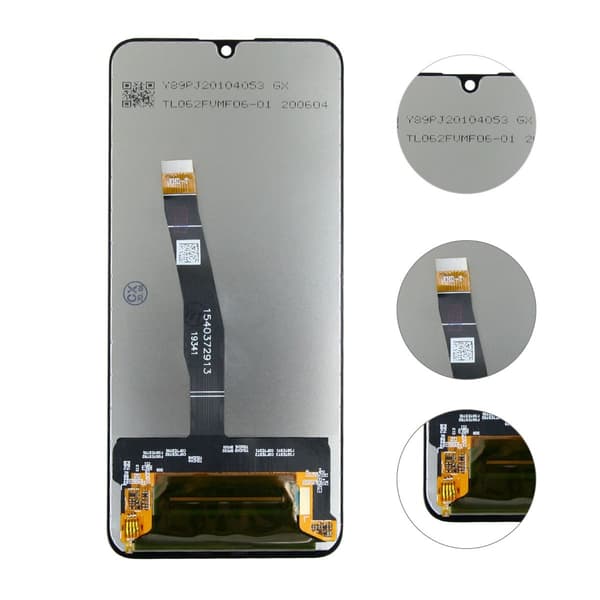 Huawei P Smart 2019 Skärm/Display OEM - Svart Svart