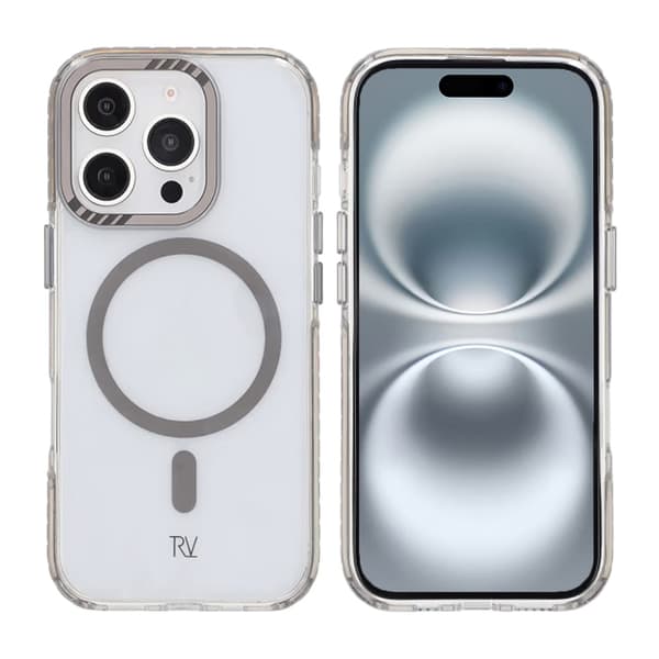 Rvelon Piaget Magnetic Case For iPhone 16 Pro Gray Grå