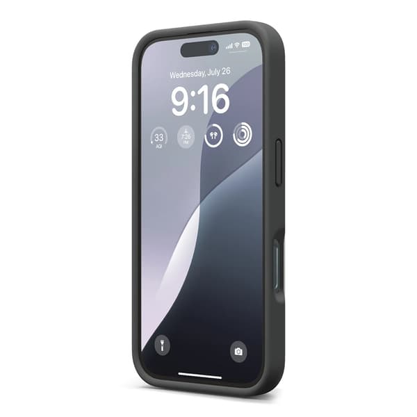 iPhone 16 Pro Max Silicone Case Rvelon - Black Svart