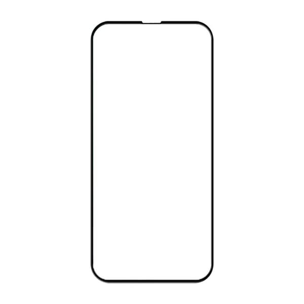 Screen Protector iPhone 15 Pro Max- 3D Tempered Glass Black Svart