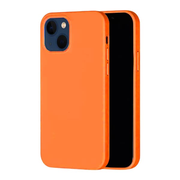 Rvelon Case Silicone MagSafe for iPhone 13 and 14 - Orange Orange