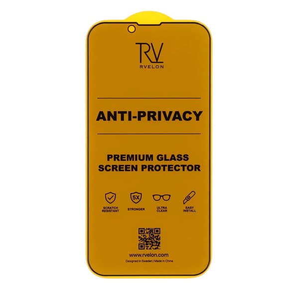 Screen Protector iPhone 13 Pro Max/14 Plus - FUll Cover Privacy Tempered Glass Rv packing no instlation frame