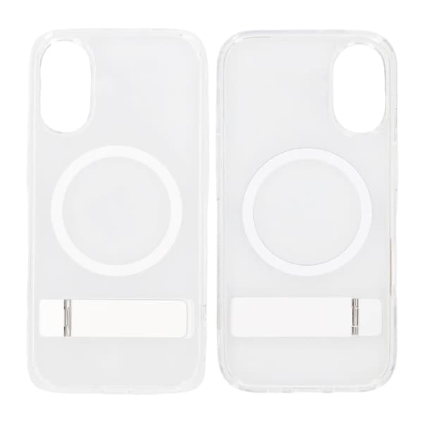 Mobilskal Rvelon med Stativ för iPhone 17 - Transparent Transparent