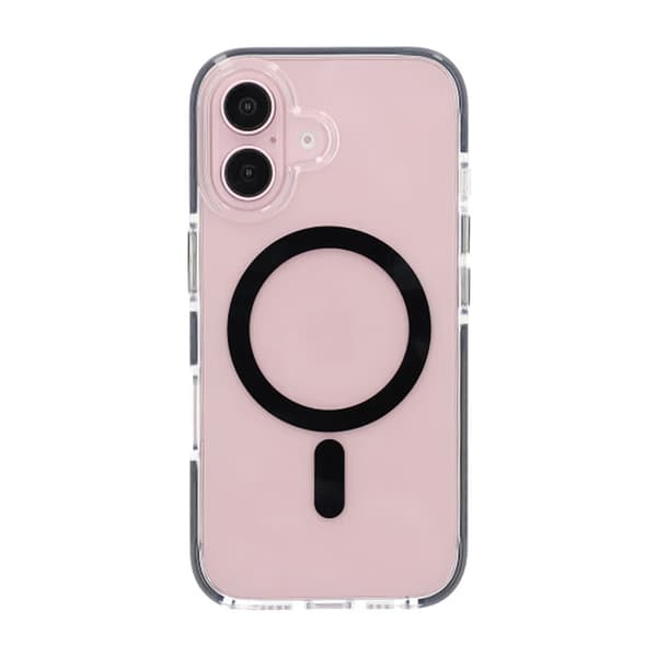 iPhone 16 Plus Mobilskal Magnet Dubbelskydd - Svart Svart