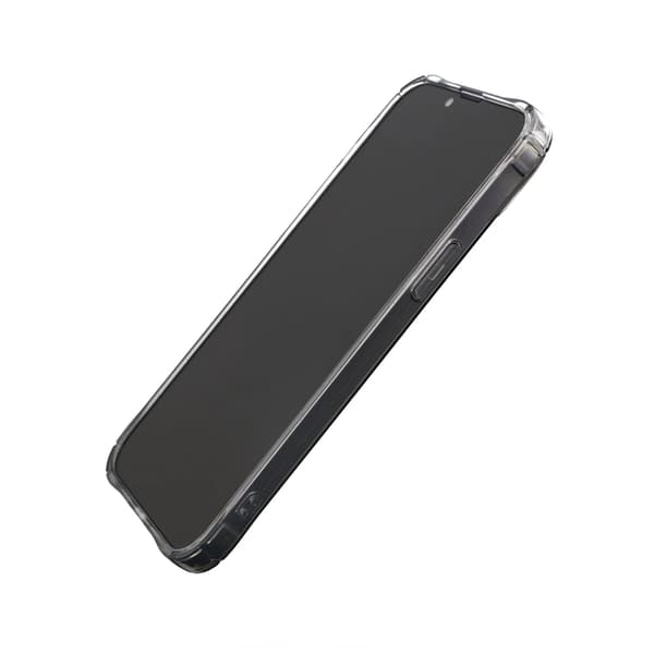 iPhone 14 Shockproof Case with Card Holder - Black Svart