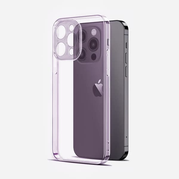 iPhone 14 Pro Mobile Case Ultrathin TPU - Purple Lila