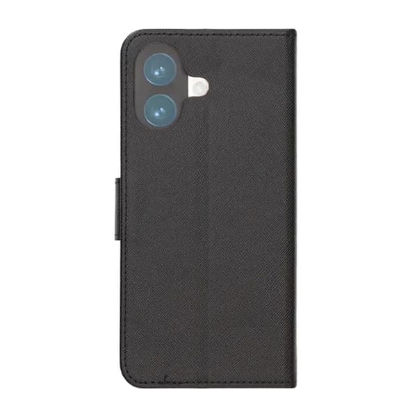 Plånboksfodral med stativ till iPhone 17 - Svart Svart