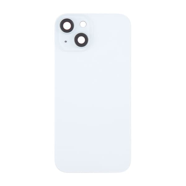 iPhone 15 Plus Baksida Glas med Magnet och Kameralins - Vit Vit