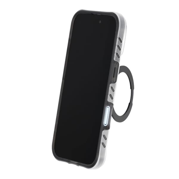 Matt Mobilskal med ringstativ för iPhone 17 - Svart Svart
