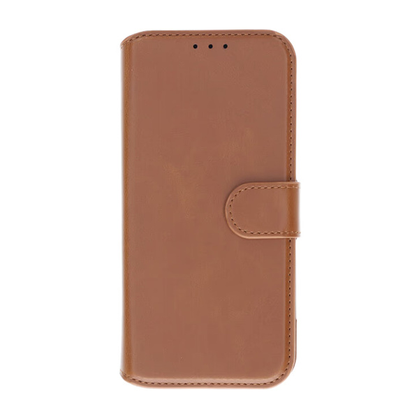 RV Magnetic Wallet Case iPhone 16 Pro Brown Brun