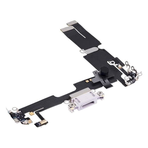 iPhone 14 Plus Laddkontakt med Flexkabel Original - Lila Lila