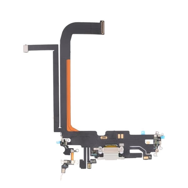iPhone 13 Pro Max Laddkontakt med Flexkabel Original - Vit Vit