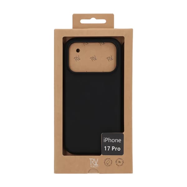 Rvelon Mobile Case Silicone MagSafe for iPhone 17 Pro - Black Svart
