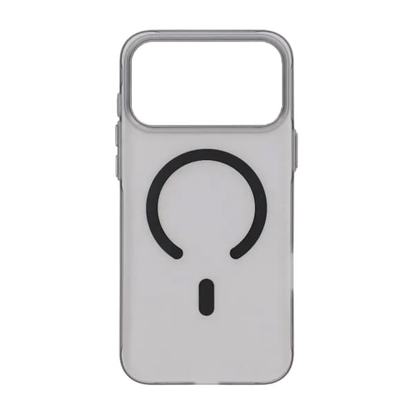 Mobile case with camera protection for iPhone 17 Pro Max - Frosted Black Svart