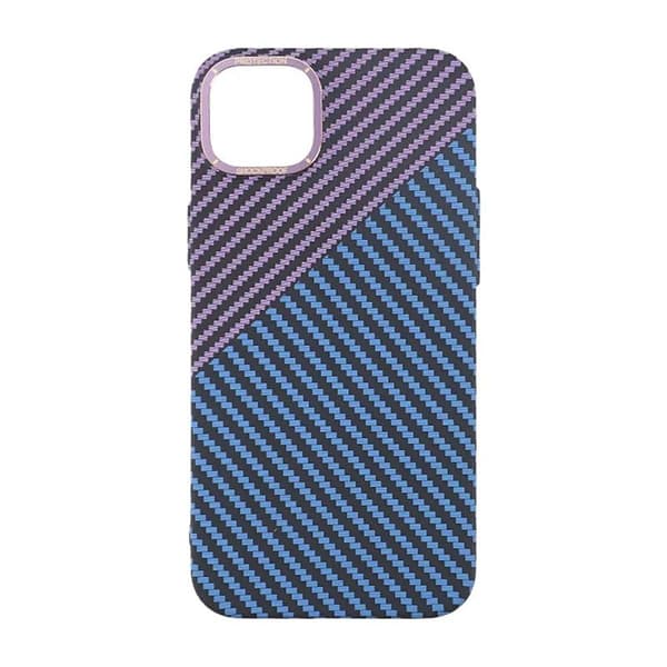 Kolfiber Skal iPhone 13 - Lila & Blå Lila
