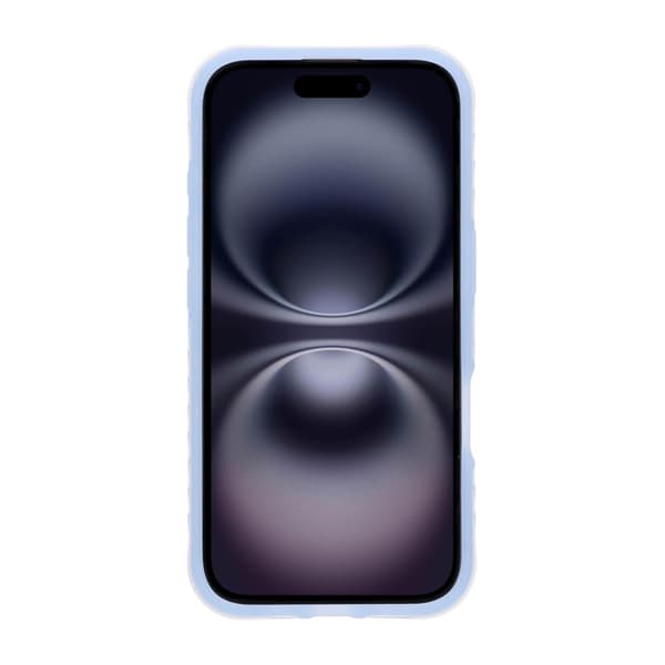 Matt Mobilskal med ringstativ för iPhone 16 - Blå Blå