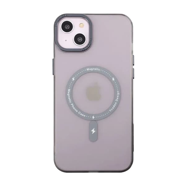 iPhone 14 Plus Mobilskal med MagSafe - Frostat Svart Svart