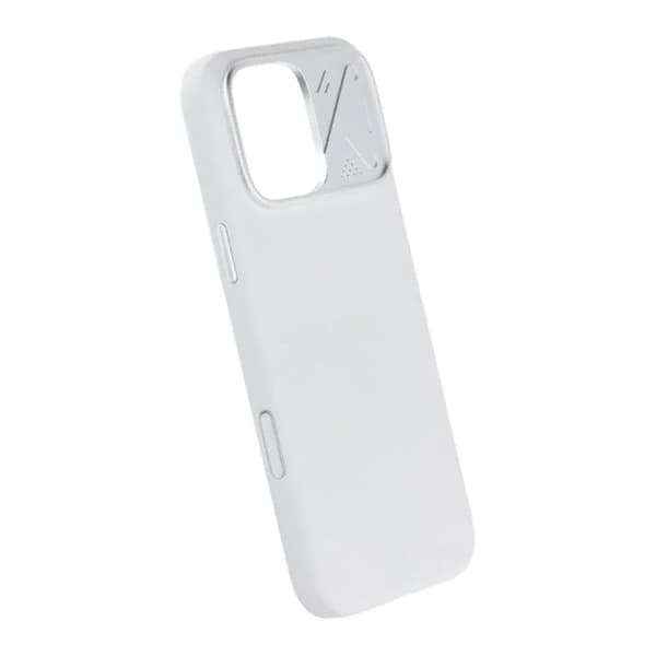 Silikonskal MagSafe med Kameraskydd till iPhone 16 Pro Max - Vit Vit