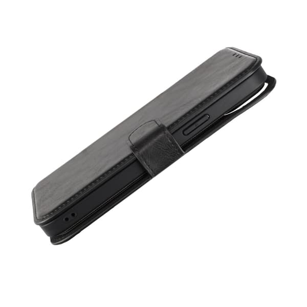 iPhone 15 Plus Wallet Case Magnet Rvelon - Black Svart