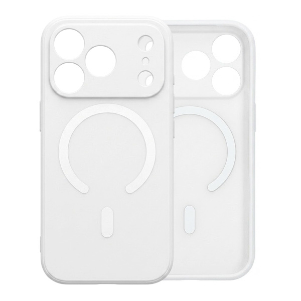 Precise Hole Shield Magnetic Case - iPhone 17 Pro Max White Vit