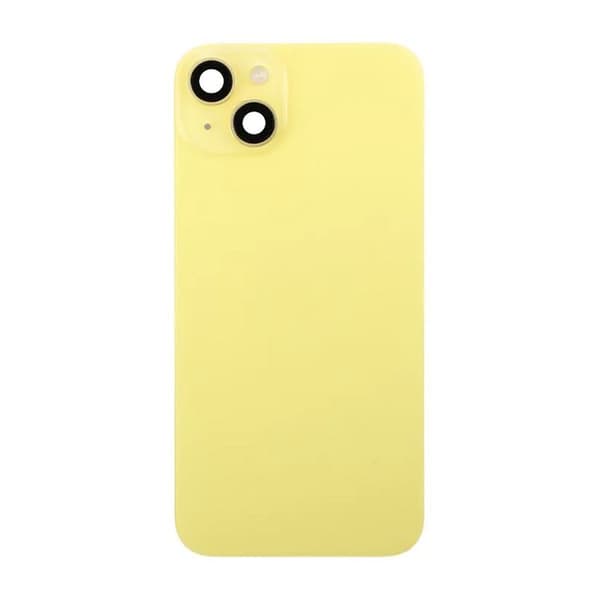 iPhone 14 Plus Baksida Glas Komplett - Gul Gul