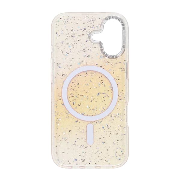 Glitter Diamond Magnetic Case - iPhone 17 Gold Glitter