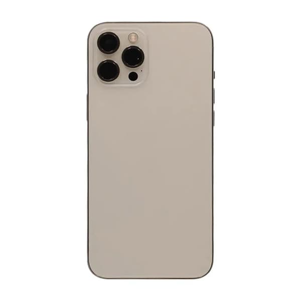 iPhone 12 Pro Max Baksida med Komplett Ram OEM - Guld Guld