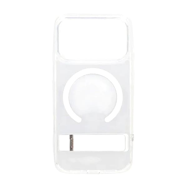 Rvelon Mobilskal med Stativ för iPhone 17 Pro Max - Transparent Transparent