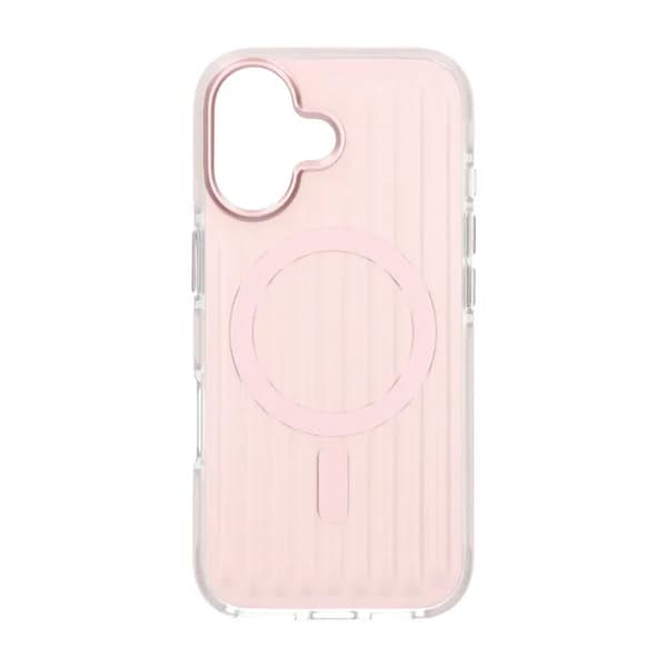 Mobilskal Korrugerad Magsafe för iPhone 17 - Rosa Rosa