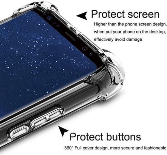 Shockproof Case Samsung Galaxy A6 Plus 2018 - Transparent Transparent