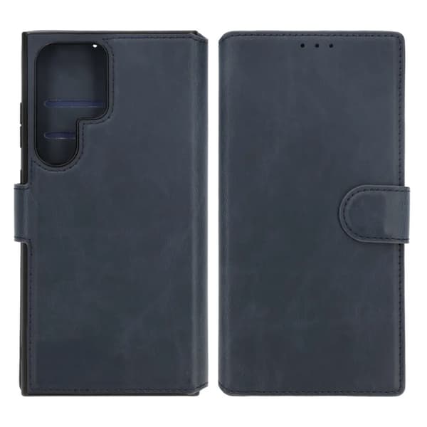 Samsung Galaxy S24 Ultra Wallet Case Magnet Rvelon - Blue Blå