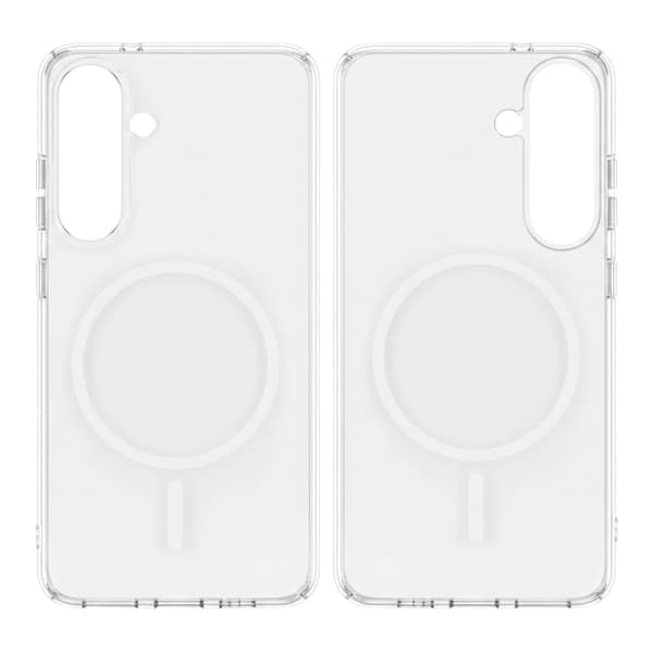 Full Coverage PC Thin Ring Magneticfor Samsung galaxy S24FE Transparent