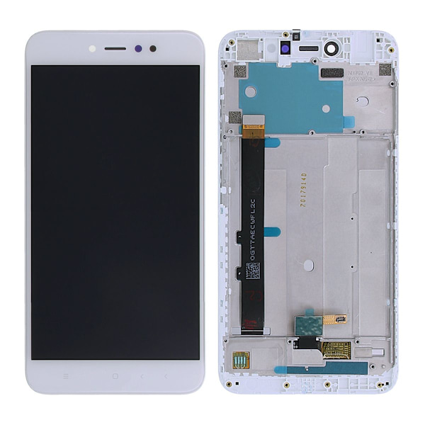 Xiaomi Redmi Note 5A Skärm med LCD Display Original - Vit Vit