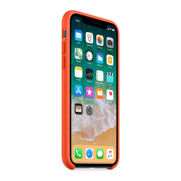Silicone Mobile Case iPhone XS Max - Orange Orange