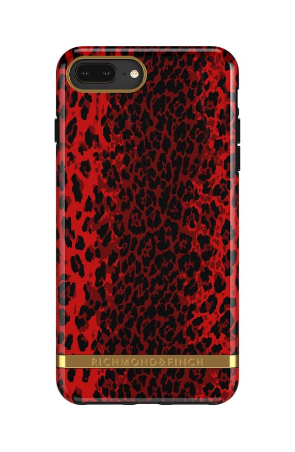 Richmond and Finch Red Leopard iPhone 6/7/8 PLUS Mönstrat