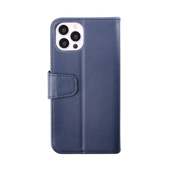iPhone 14 Pro Wallet Case Extra Card Slot Rvelon - Blue Blå