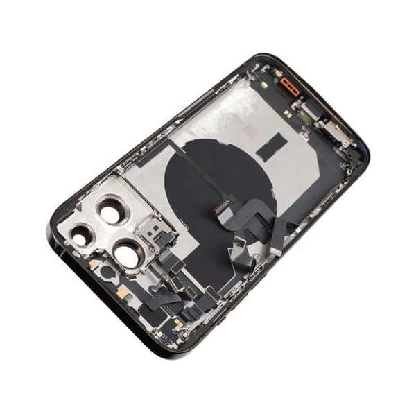 iPhone 14 Pro Max Baksida med Komplett Ram - Svart Svart