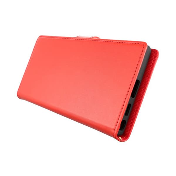 Samsung Galaxy S22 Ultra Wallet Case Magnet - Red Röd