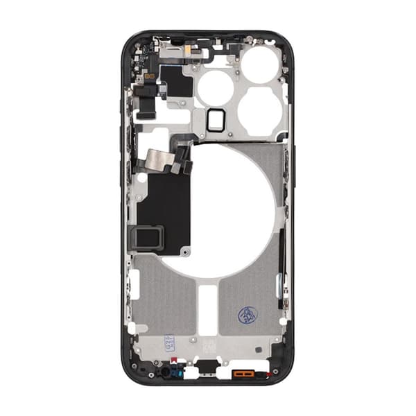 iPhone 15 Pro Mittenram med smådelar OEM - Titansvart