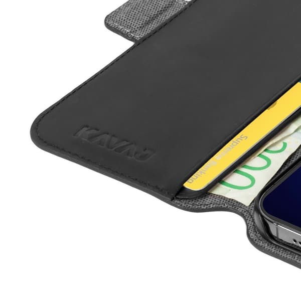 KAVAJ iPhone 13 Pro Case Phoenix Black Svart