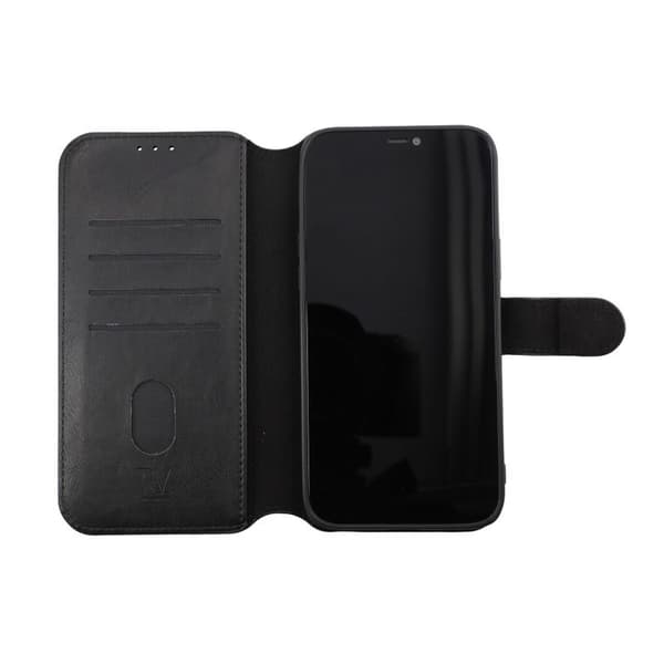 RV Magnetic Wallet Case -iPhone 12 Pro Max - Black Svart