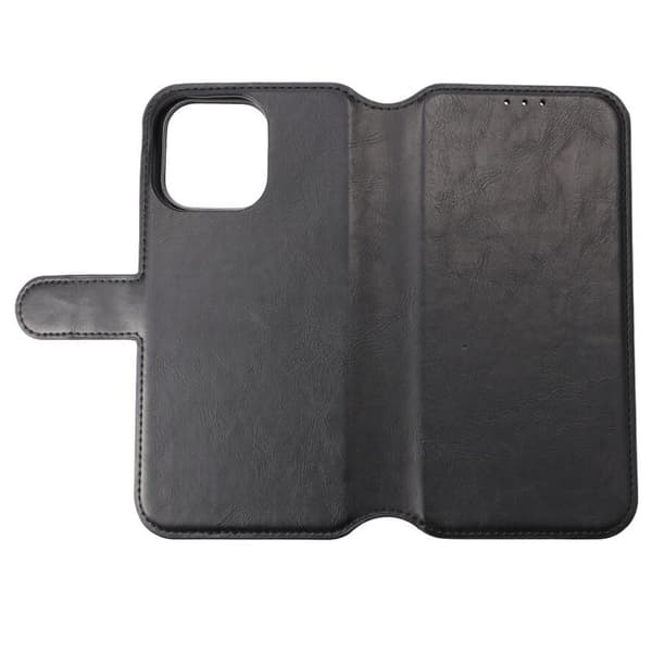 iPhone 15 Pro Max Wallet Case Magnet Rvelon - Black Svart